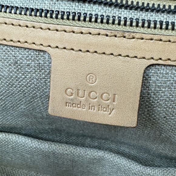 Gucci Vintage Camel Leather Shoulder Bag – Rare GG Logo, 2000s Minimalist Icon - Picture 13 of 14